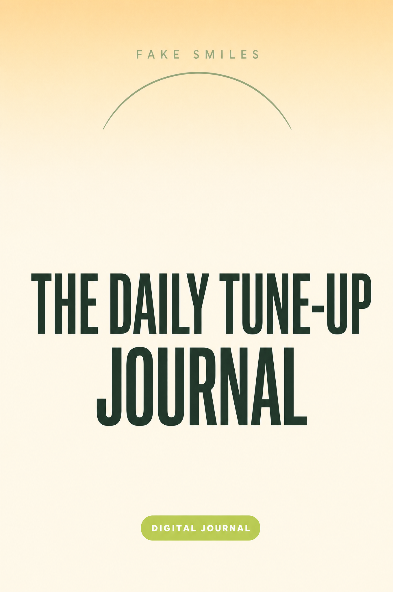 The Daily Tune-Up Journal cover